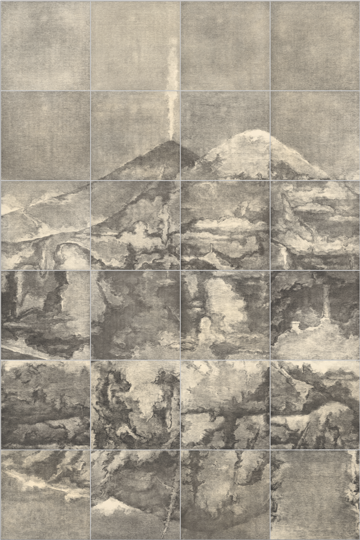 荒原3号 The Waste Land NO.3 苏新平 Su Xinping 铜版画 Copperplate Etching 300×200cm.png