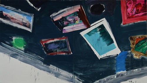 裴咏梅，双重时间 · 系列 一,布面油画，250x440cm，2015年.jpg