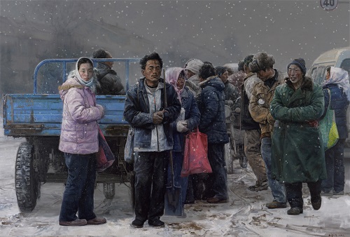 王少伦，《出路》200x300cm，布面油画，2011.jpg