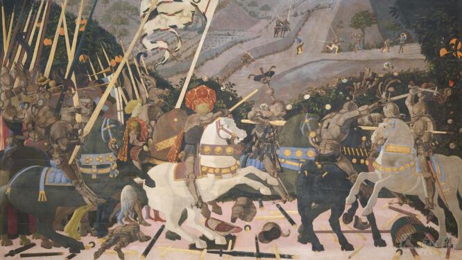 乌切诺《圣罗马诺之战》 1455年.jpg